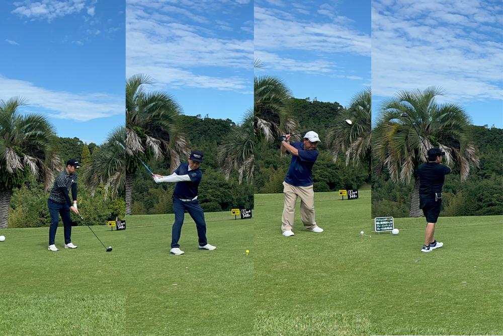 ゴルフコンペの様子