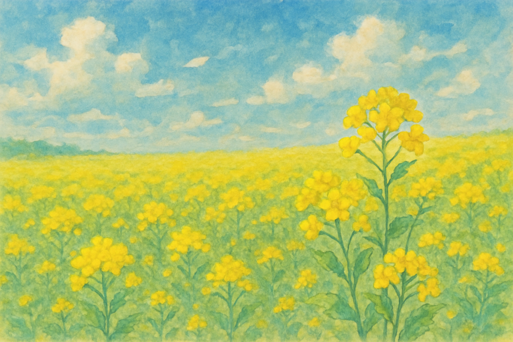 菜の花イラスト