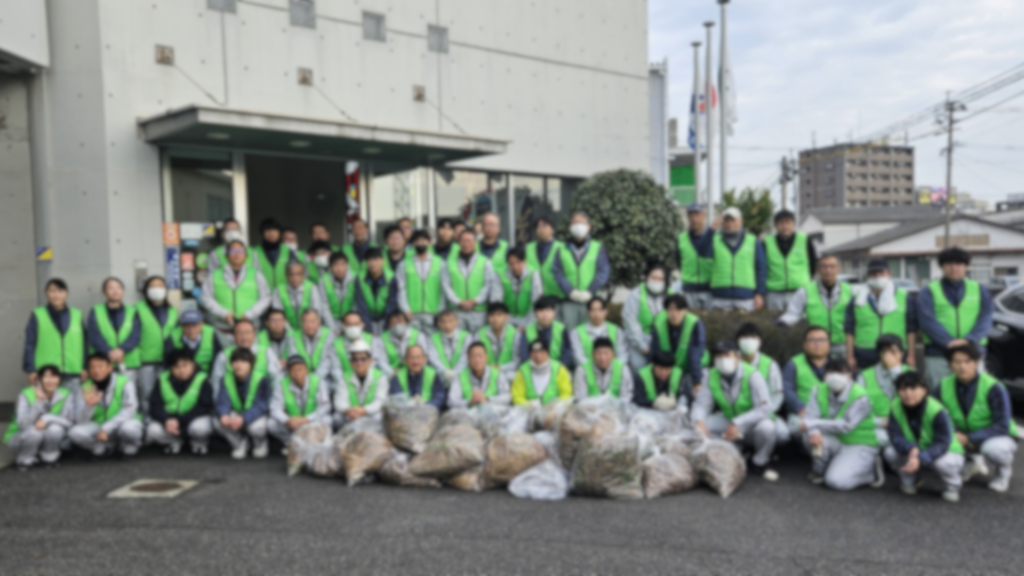 ボランティア清掃の様子