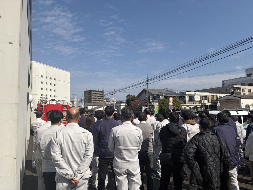 避難訓練の様子